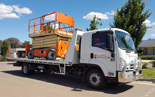 Complete Scissor Lift Hire Tilt Tray Truck Hire
